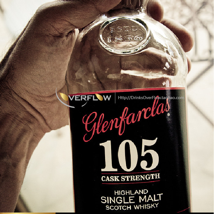glenfarclas cask strength格兰花格105单一麦芽威士忌1000ml行货