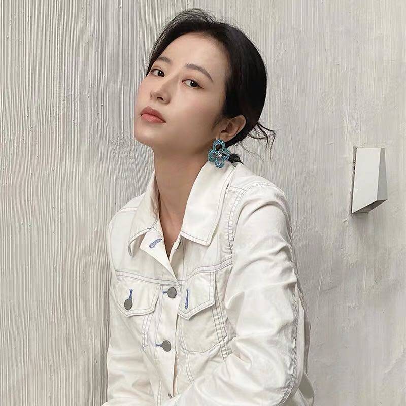kvk耳环2020年新款潮高级感镶钻耳钉气质耳饰简约耳坠时尚饰品