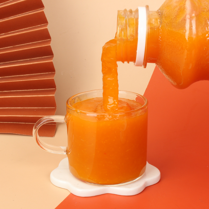 鲜活柳橙汁浓浆饮料浓浆5倍柳橙果汁840ml奶茶店专用原料