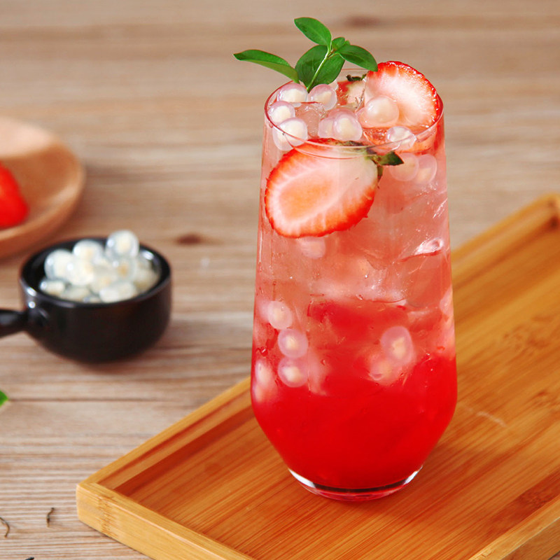 鲜活草莓汁3kg高倍草莓浓缩果汁饮料浓浆coco连锁奶茶店原料