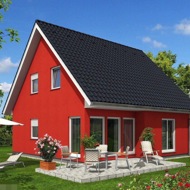 红色外墙乳胶漆防水防晒耐久涂料门头招牌网红外墙乳胶漆