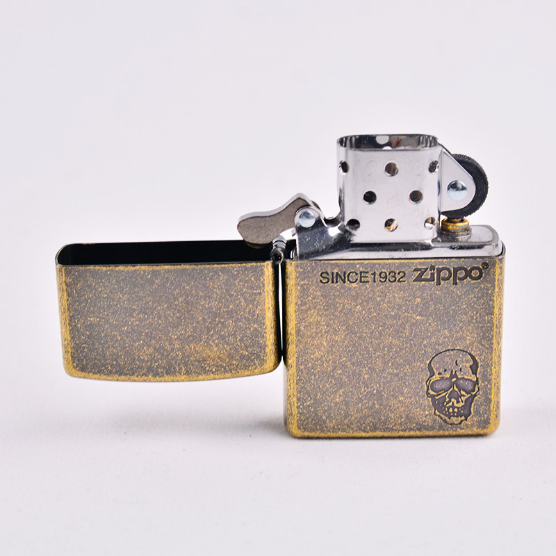 zippo之宝打火机美国原装全新正品源自1932骷髅zippo
