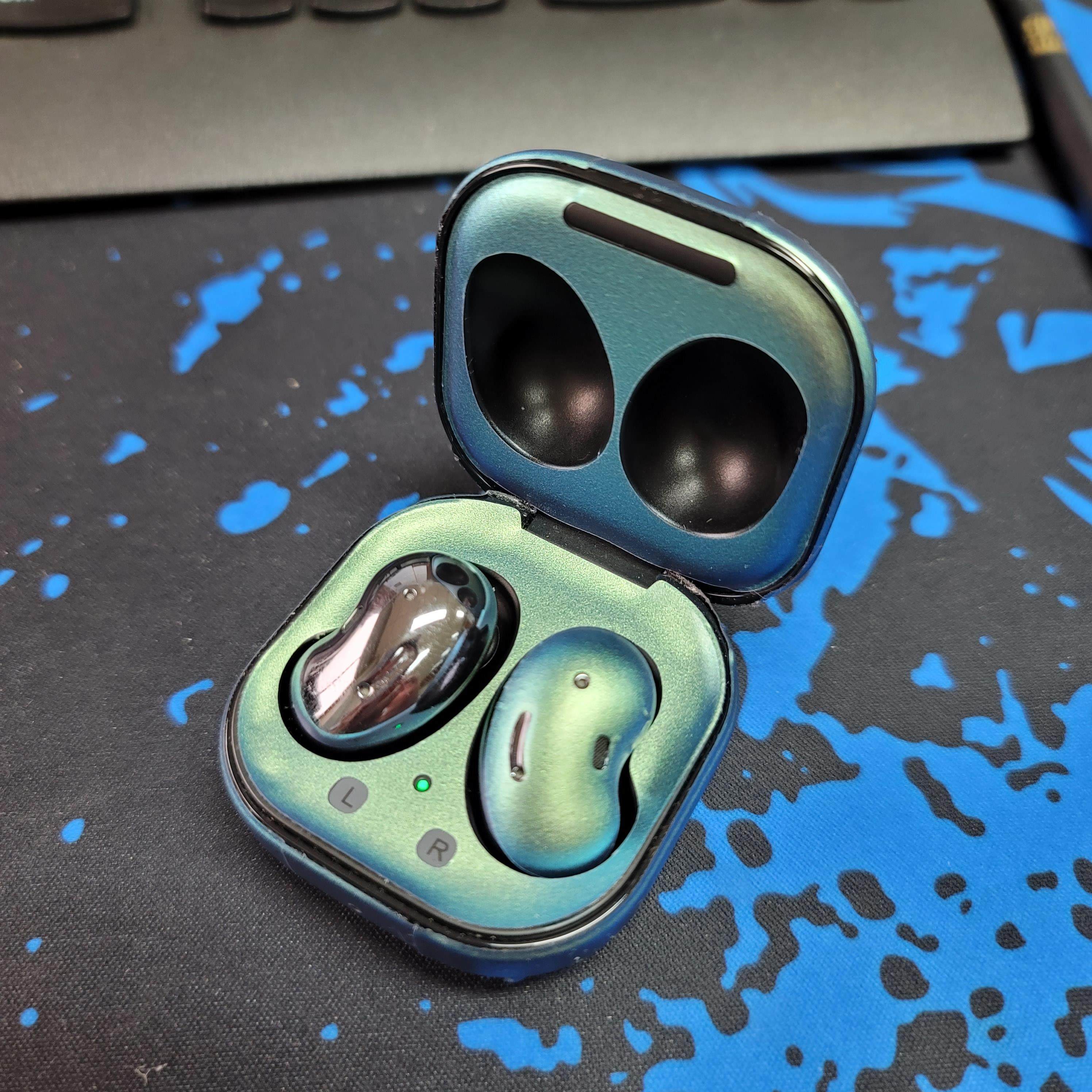 贴纸适用于三星budslive耳机贴膜保护膜个性防刮耳机贴膜