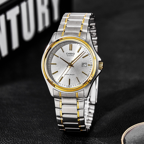 海外直邮卡西欧casio手表男商务石英表复古男表mtp1183a7a