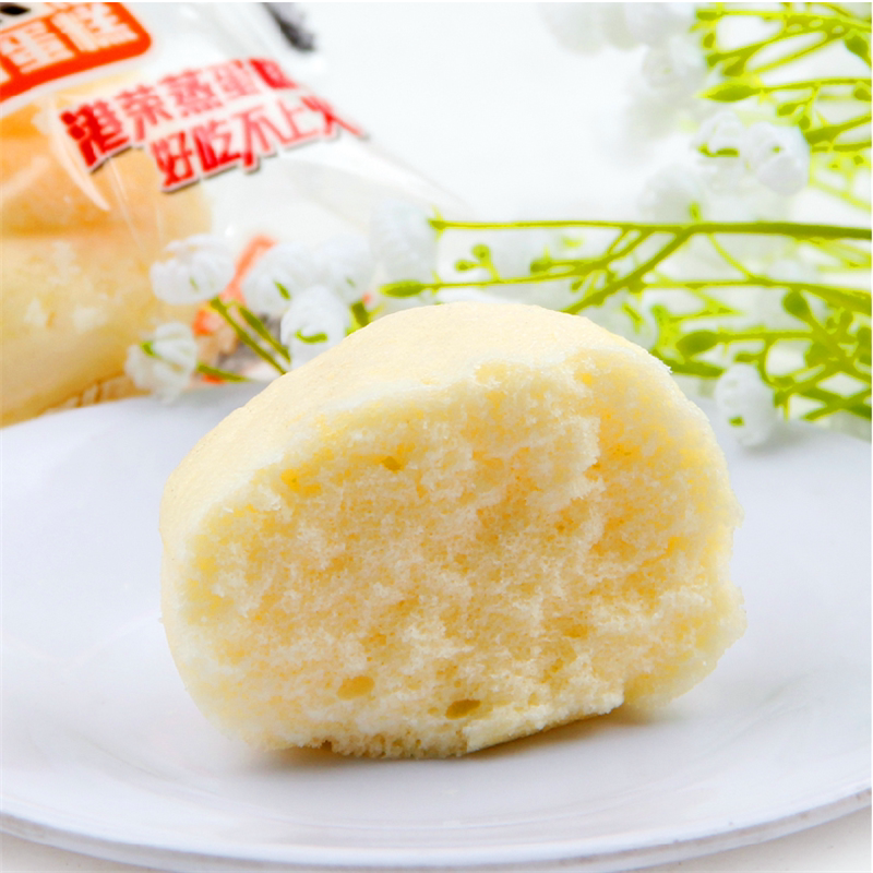 港荣蒸蛋糕2斤散装新鲜奶香美食蒸蛋糕1kg散装糕点早餐食品小零食