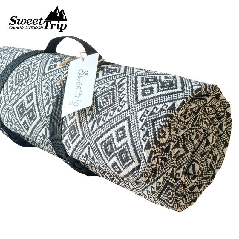 韩国刺绣野餐垫防潮垫加厚地垫户外野餐布便携帐篷野炊防水沙滩垫