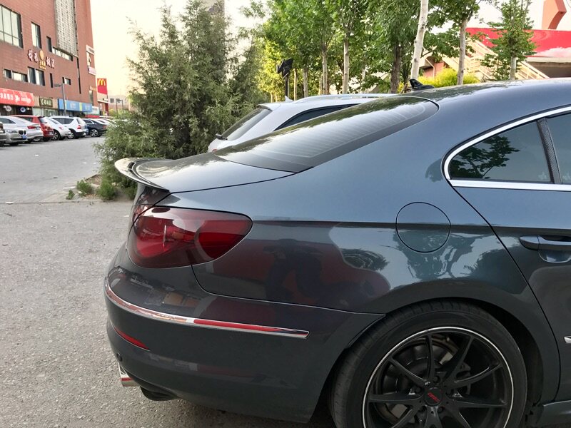 尾翼cc适用于1016款大众卡斯特karzter碳纤维新老改装尾翼