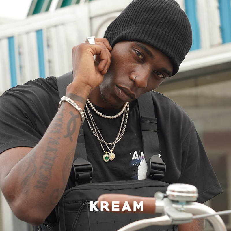 欧美流行asaprocky复古天然珍珠项链男女嘻哈项链