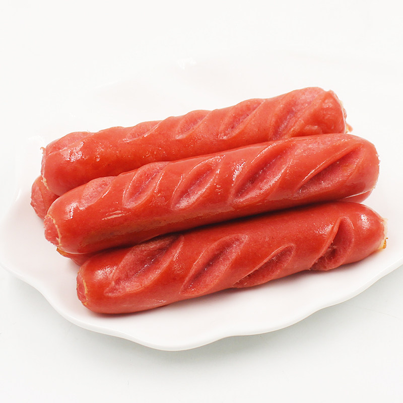 香肠2袋10根台式烤肠冷冻食品烧烤早餐热狗肠手香肠