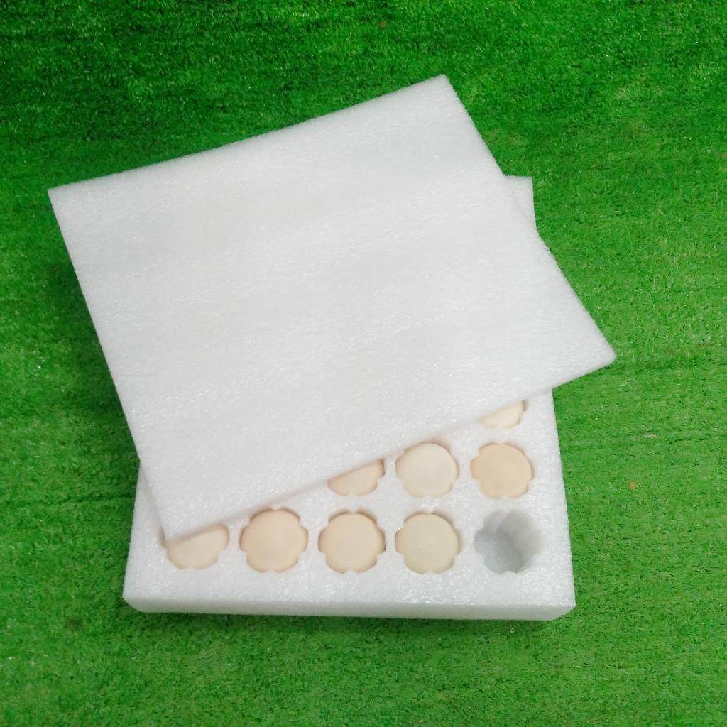 珍珠棉鸡蛋托30枚装快递防震碎泡沫箱土草鸡蛋包装礼品盒蛋托定制