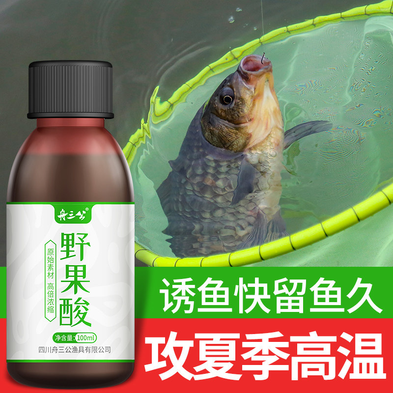 舟三公野果果酸钓鱼小药鱼饵饵料野钓鲫鱼鲤鱼鱼饵