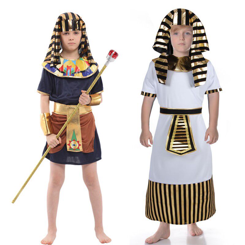 万圣节小法老服 埃及法老服装祭司装 cos儿童埃及法老衣服法老王