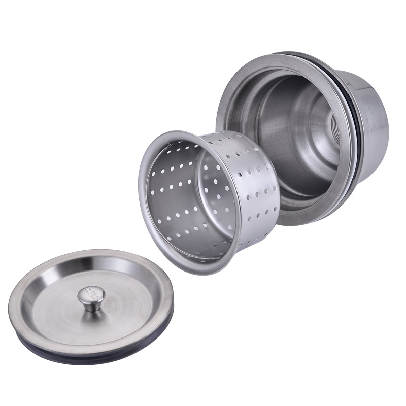 洗菜盆下水管配件厨房水槽下水器排水管不锈钢洗碗池水池单槽套装