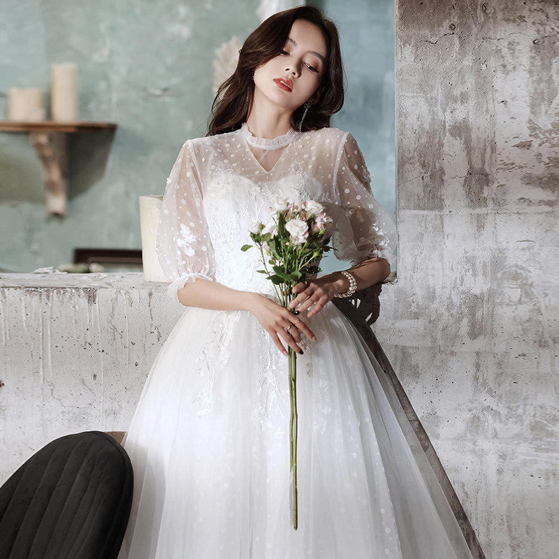 秋季高端晚礼服裙女气质轻奢小众仙气学生主持人礼服