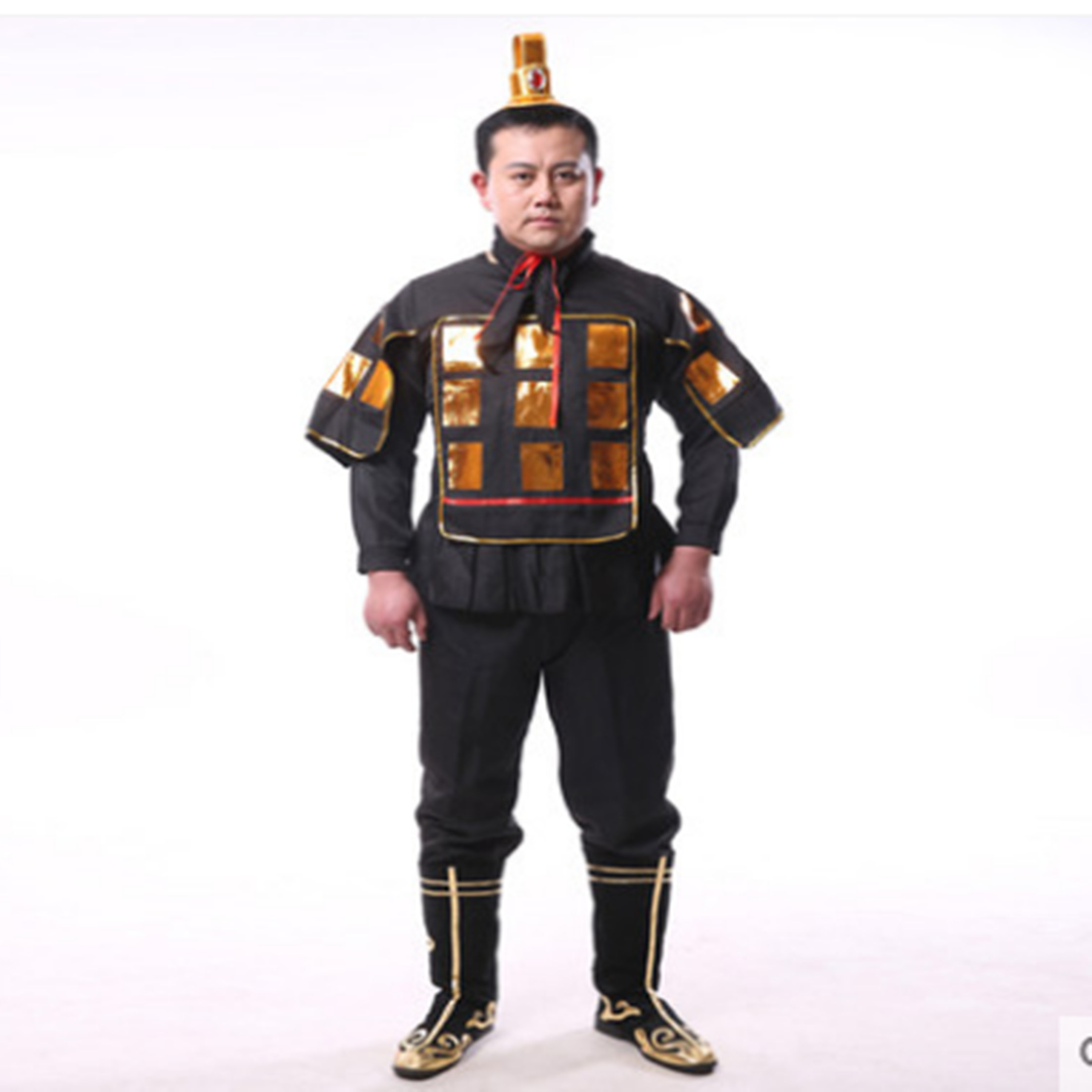 古代士兵服演出服成人古装男古代将军盔甲服装年会