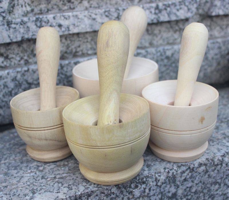 胡椒研磨木制辣椒擂钵老式捣蒜捣碎厨具家用厨房置物架