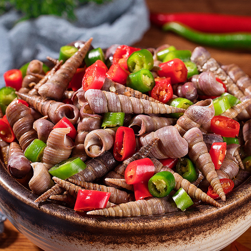 鲜香微辣泡制去尾海钉螺海锥捞汁小海鲜休闲零食贝类制品