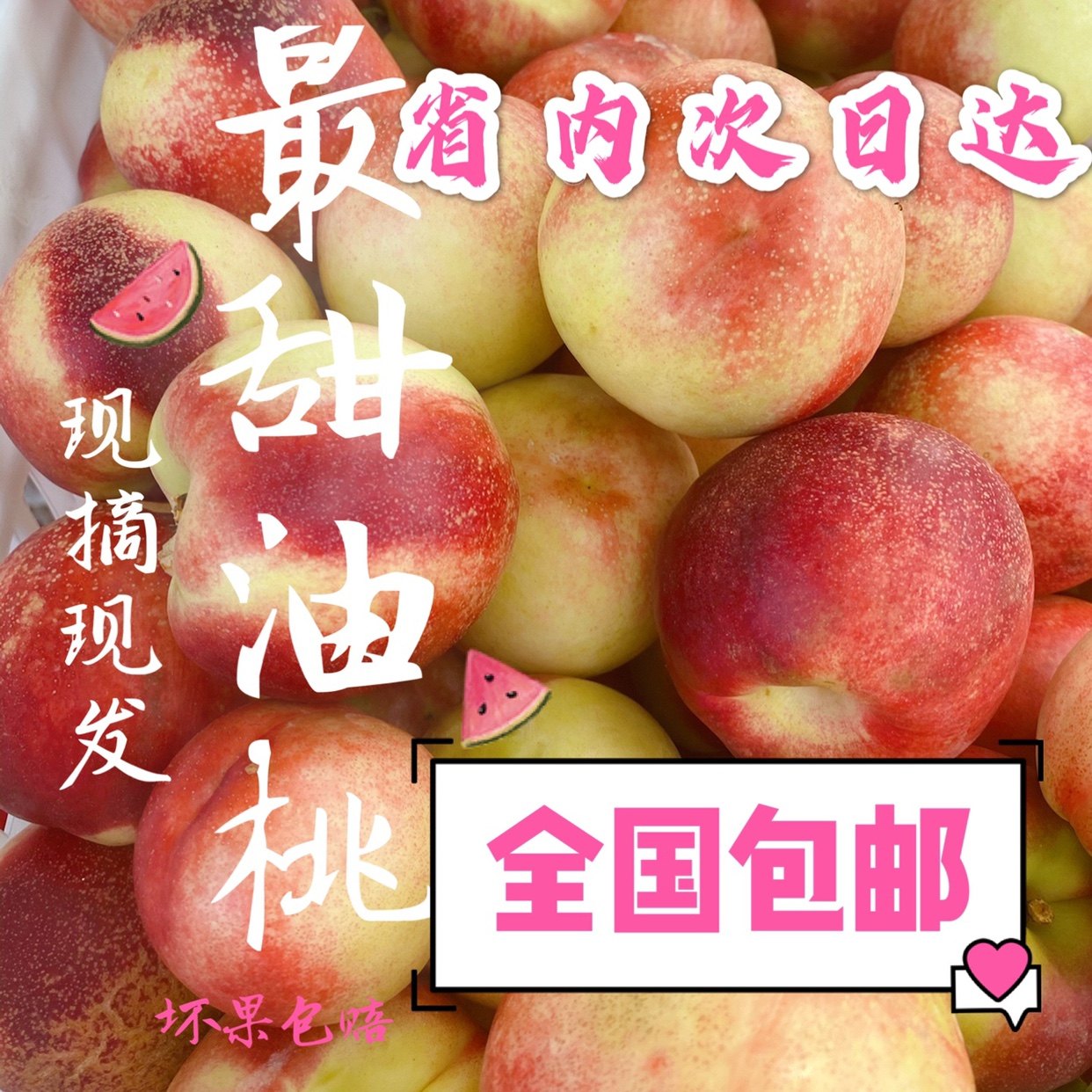 售空金果红珊瑚油桃冰糖公主桃子小桃子儿童孕妇桃