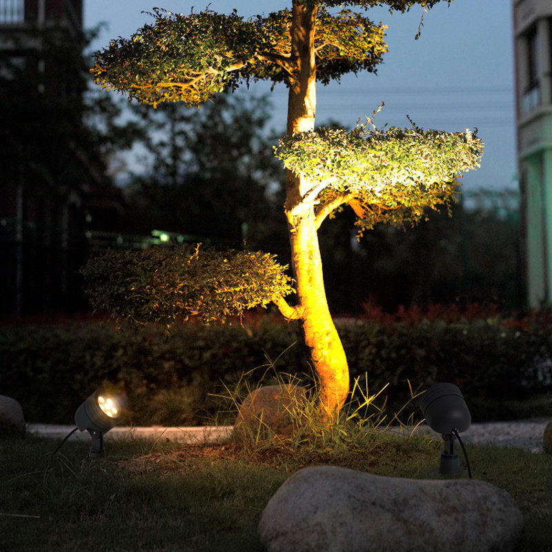 户外led射树超亮防水庭院室外射灯景观园林绿化景观庭院灯饰