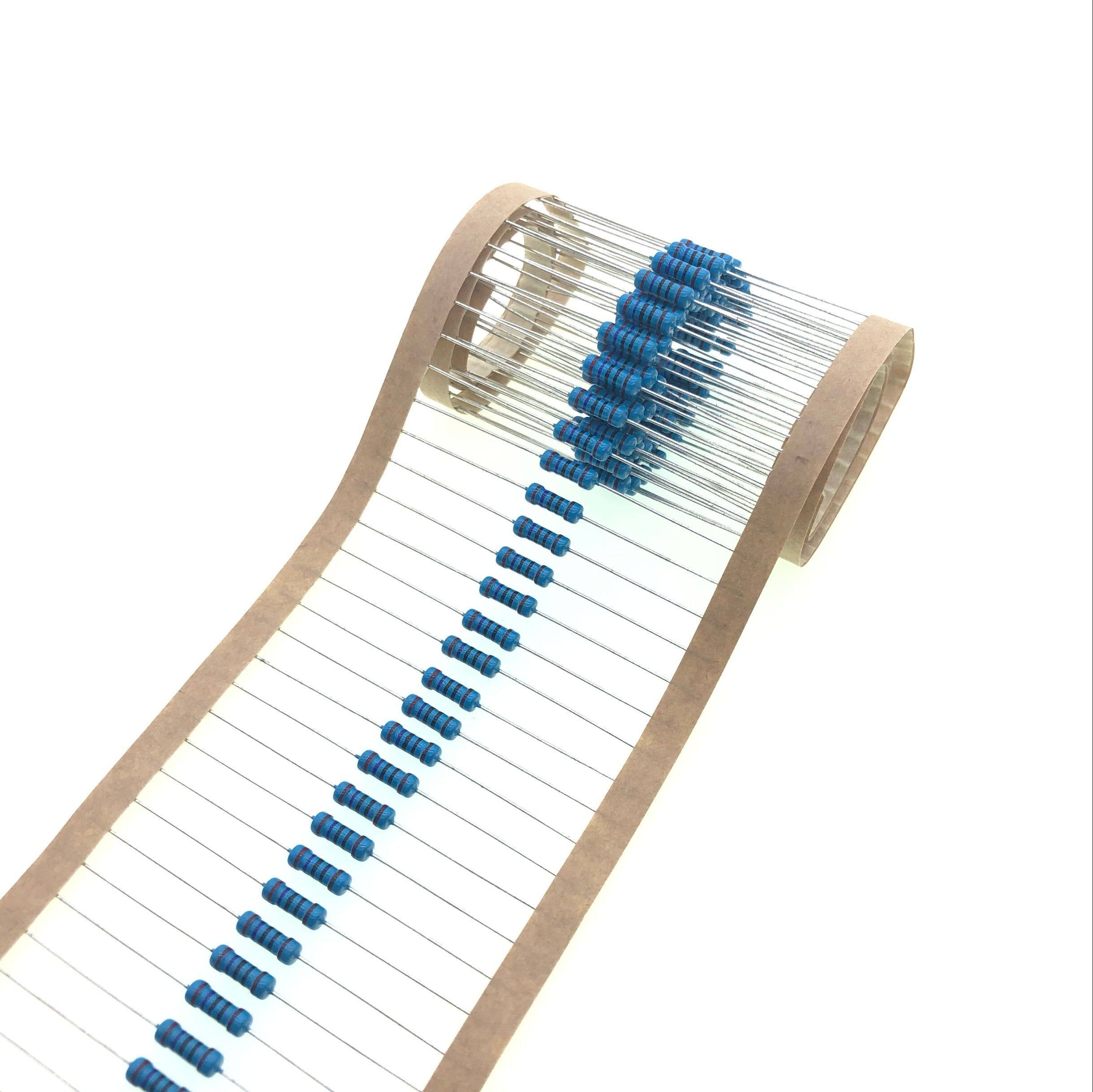 0.5w 68r 68欧 精度1% 直脚五色环 2w金属膜电阻 100个 份