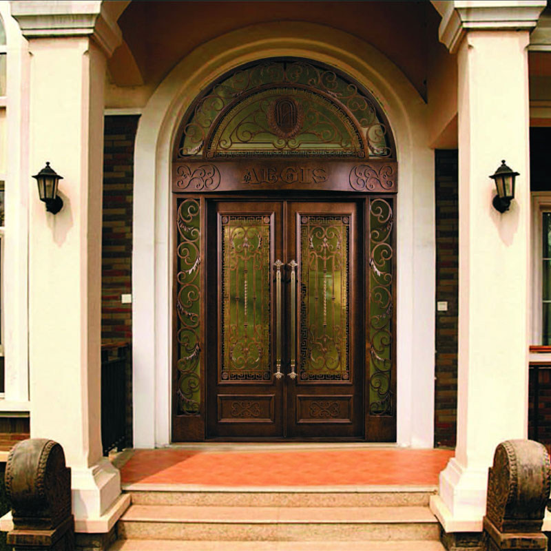 别墅高端铁艺欧式大门安全手工定制ceo纪念版进户门