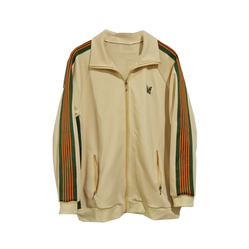 ins同款needles蝴蝶刺绣拉链运动外套男日潮牌夹克