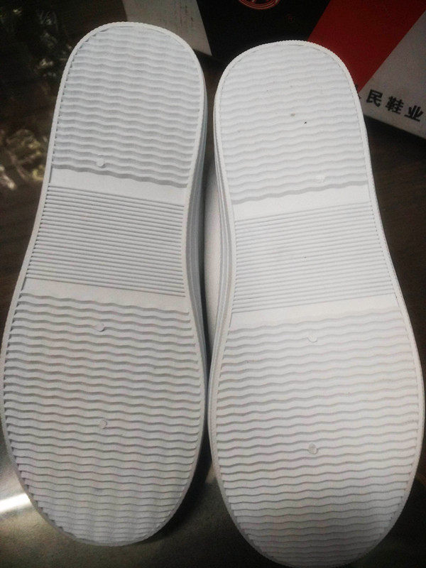 魔术贴白布鞋人民橡胶厂橡胶胶底童装26码33码单鞋