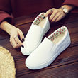 Autumn And Winter 2020 One Foot Leather Small White Shoes Female Shoes Single Shoes Lazy Students Lefu Shoes Pregnant Women's Shoes Korean Version Autumn And Winter 2020 One Foot Leather Small White Shoes Female Shoes Single Shoes Lazy Students Lefu Shoes Pregnant Women's Shoes Korean Version