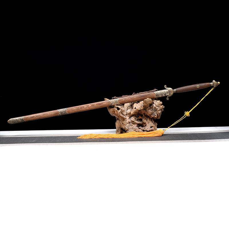 龙泉拙匠宝剑双手剑软剑晨练清剑太极剑八卦剑花刀剑