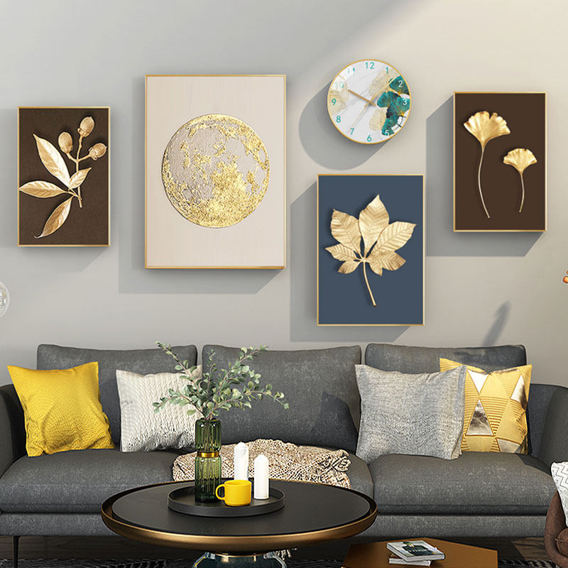 现代简约客厅装饰画沙发背景墙挂画北欧风格大气创意现代装饰画