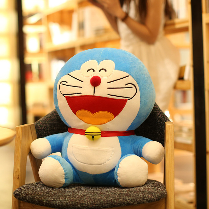 哆啦a梦创意公仔毛绒玩具女机器猫蓝胖子叮当猫多啦儿童生日礼物