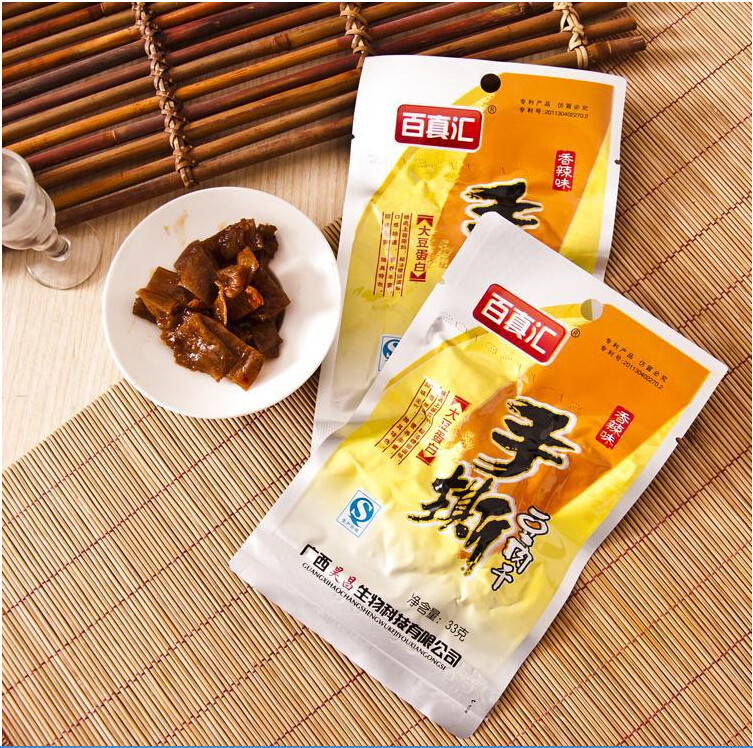 撕豆百真汇手26g单包手肉干豆腐干香干广西特产豆腐干