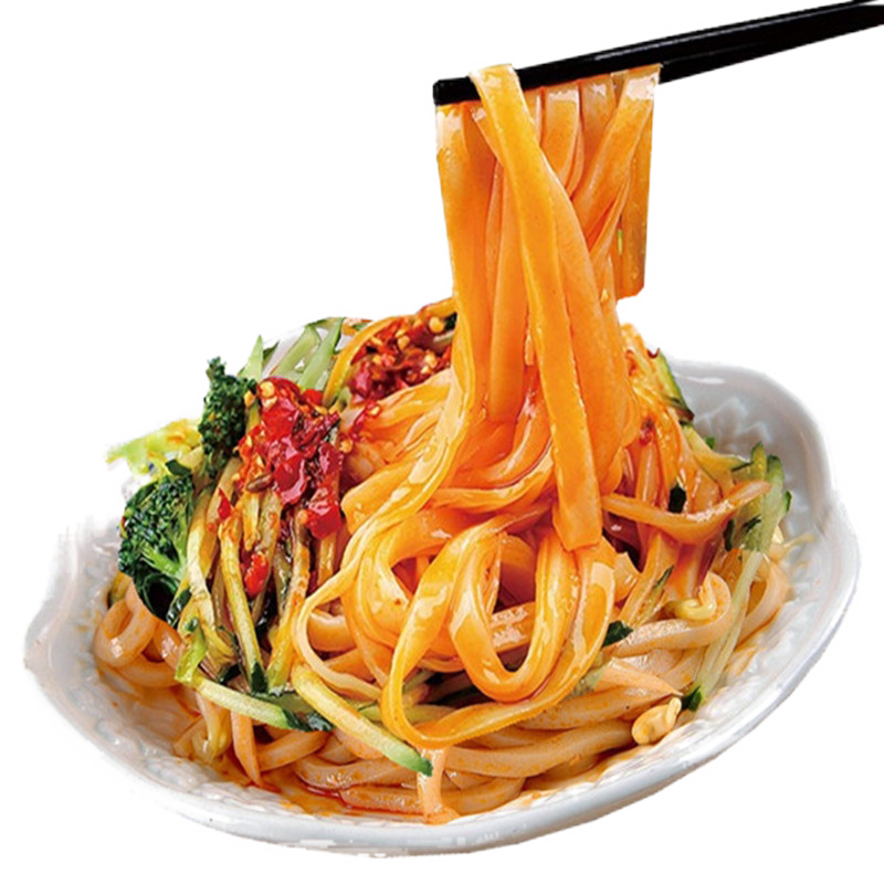 现做陕西特产凉皮米皮面皮开袋即食西安美食不加热非擀面皮5袋