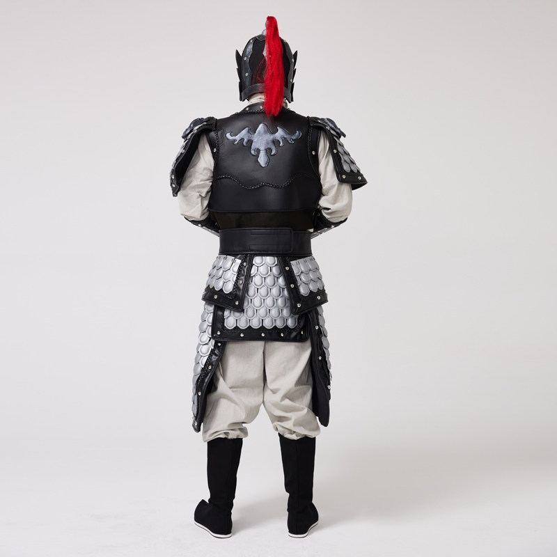 阿幸古装将军衣服头盔武士战袍铠甲士兵可穿民族服装