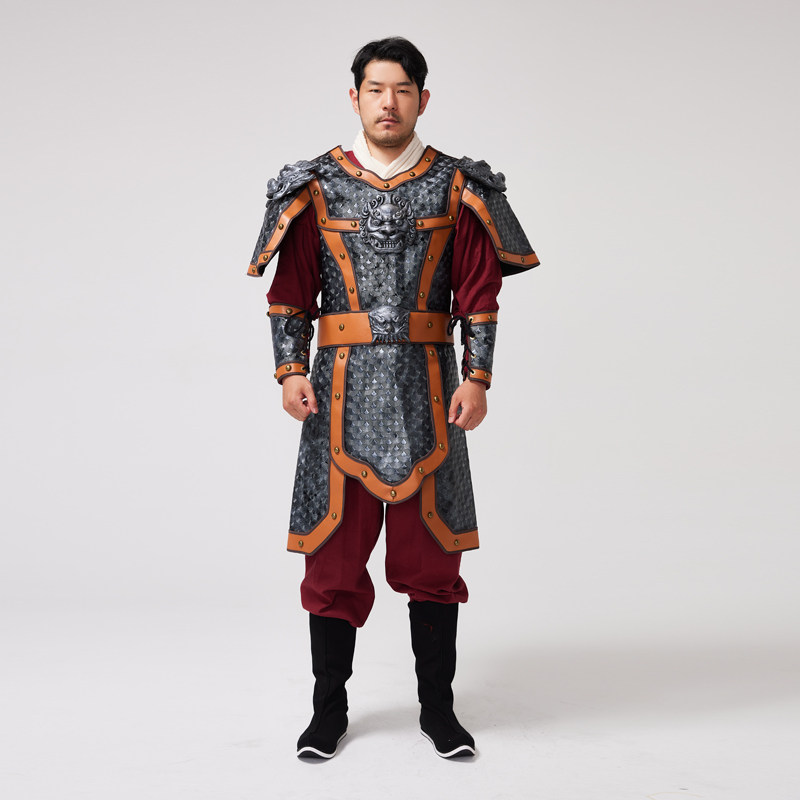 古装将军衣服头盔武士战袍铠甲士兵cos战争民族服装