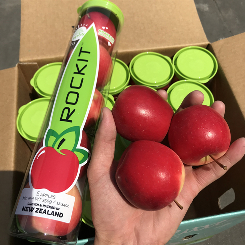 现货新西兰火箭小苹果16筒80只5600克rockit樱桃新鲜苹果