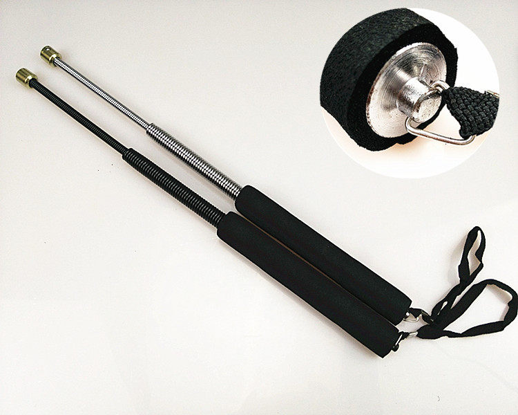 用品包邮加长版甩伸缩三节弹簧棍软防身保安三节甩棍