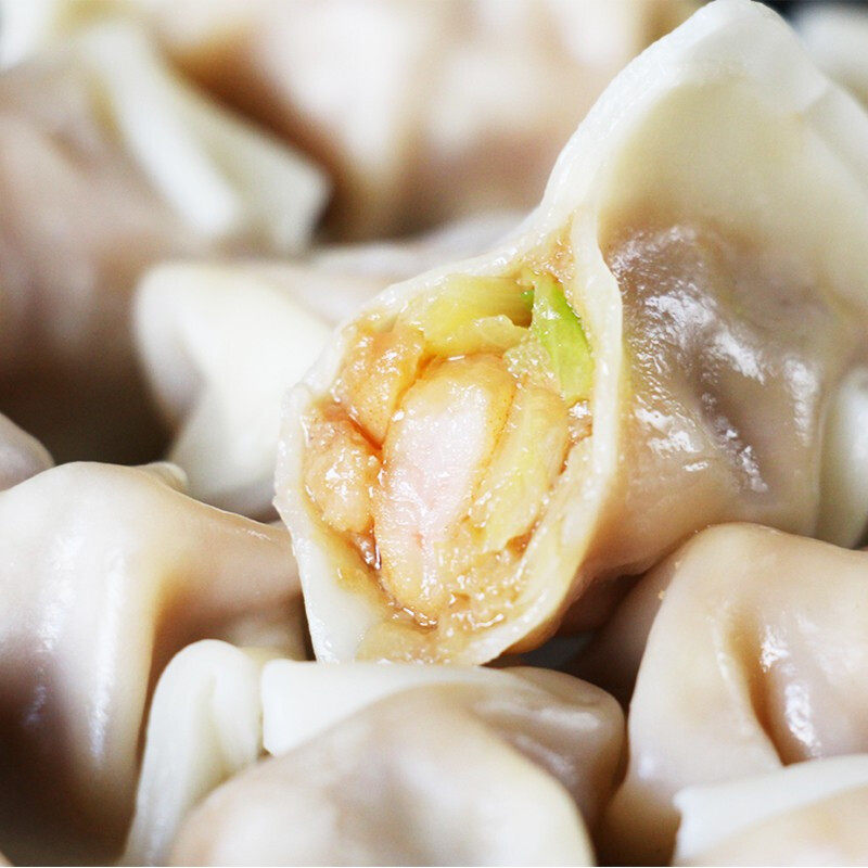 湾仔码头鲜美韭黄水饺400g24只海鲜速食饺子水饺