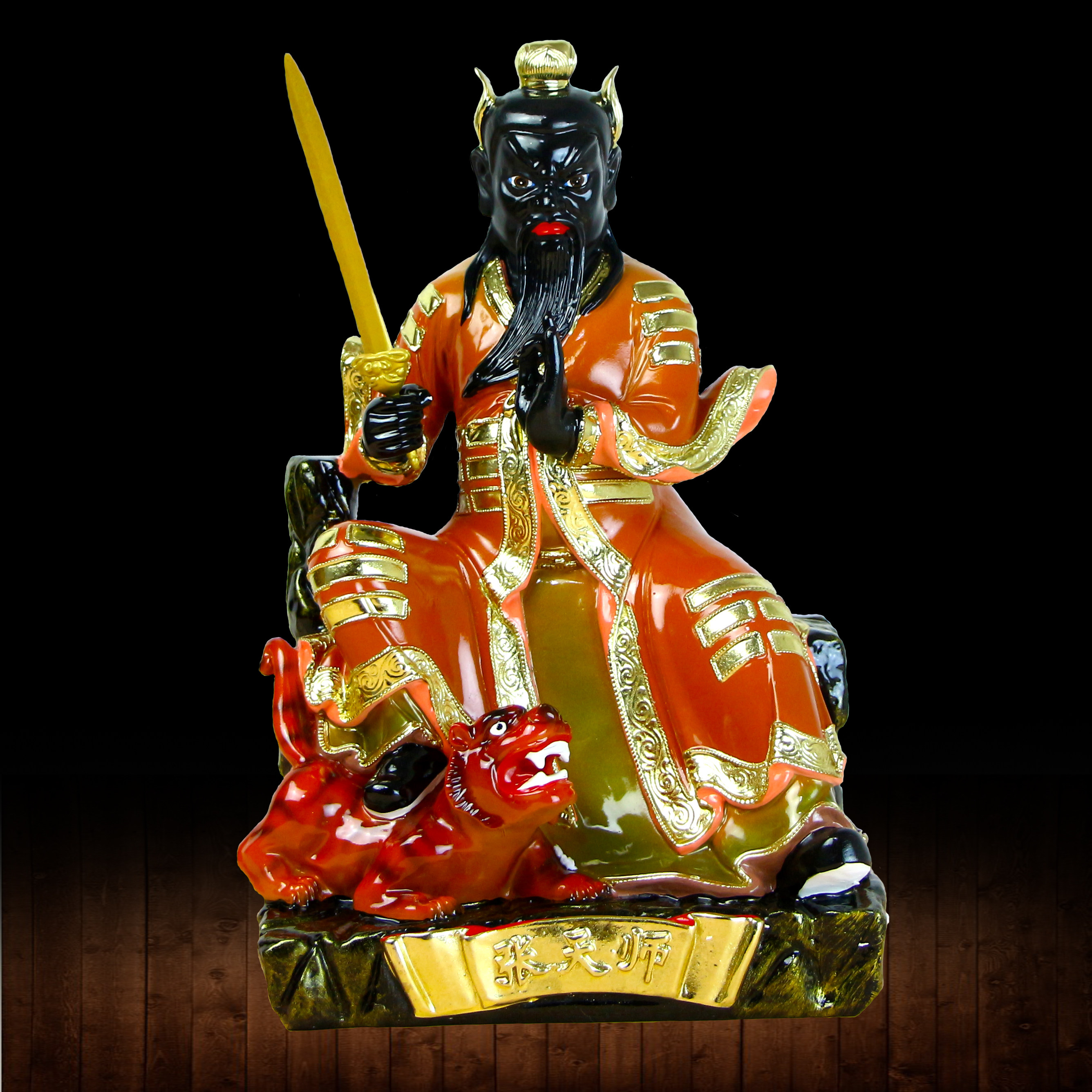 神像张天师佛堂品包工艺品工艺宗教摆件供奉佛像摆件