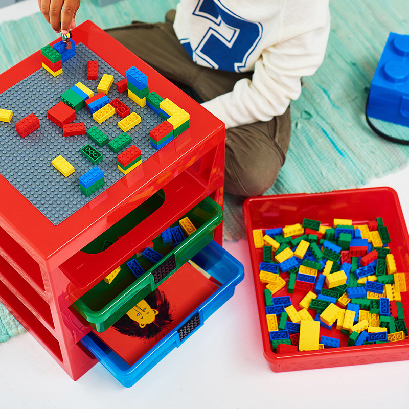 lego乐高桌子儿童积木木桌大小颗粒多功能游戏塑料积木