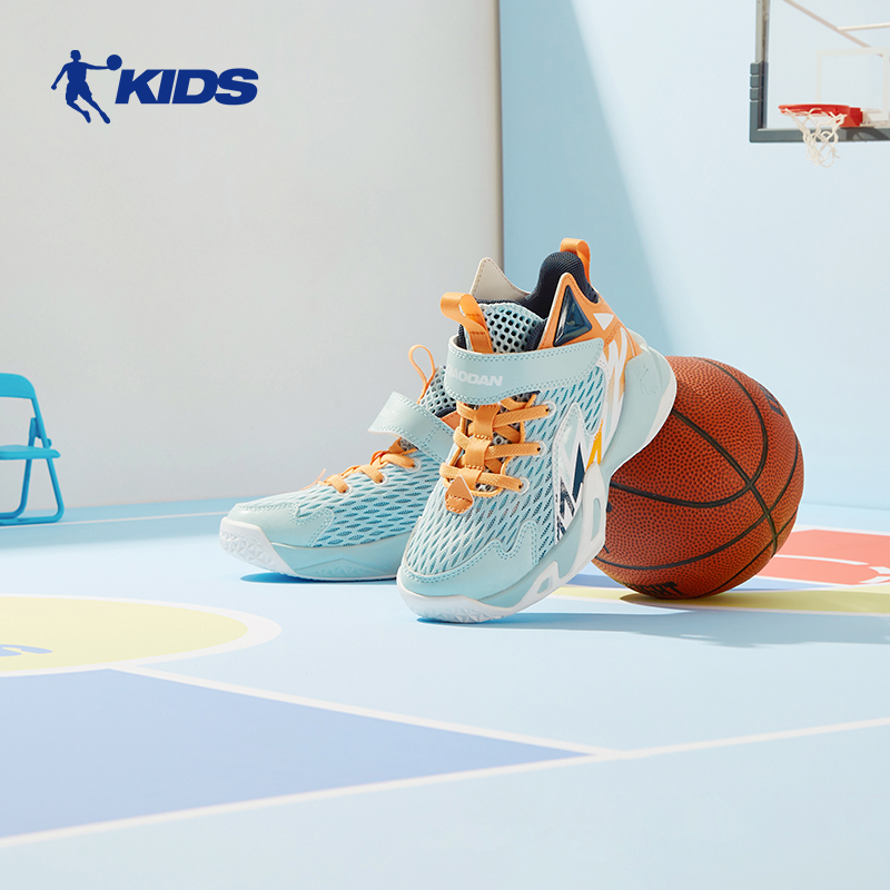 中国乔丹儿童网面专业篮球鞋