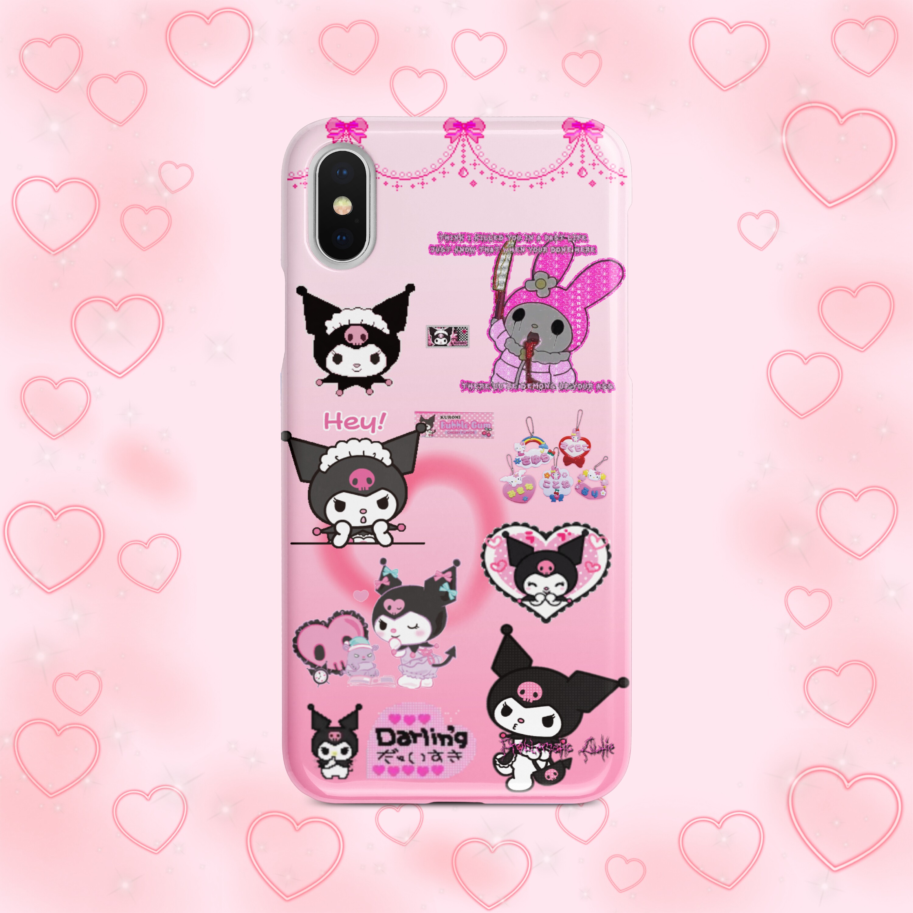 catsear土酷辣妹卡通iphone11pro手机机壳78plus磨砂手机壳