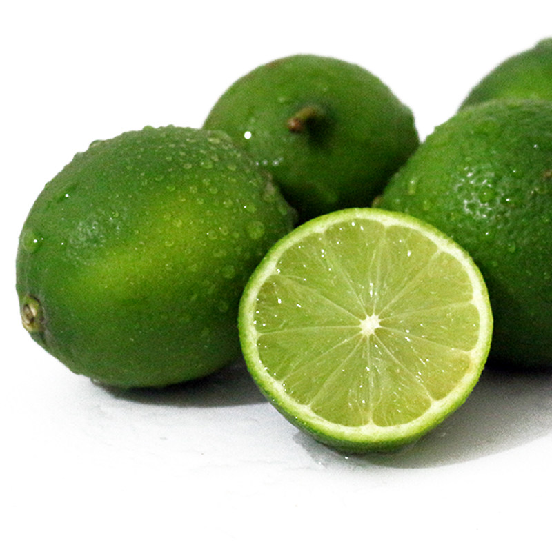 现货无籽青柠檬新鲜水果5斤柠檬皮薄多汁肉绿柠檬