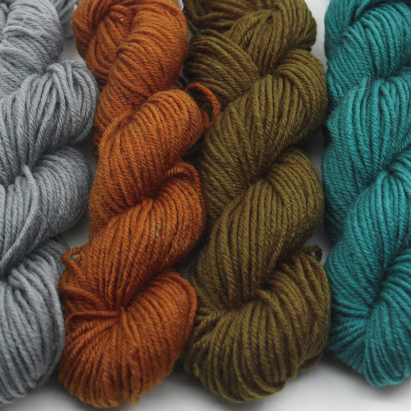 麦线线 腈纶毛线中粗线拖鞋坐垫帽子玩偶十字绣手工晴纶宝宝毛线