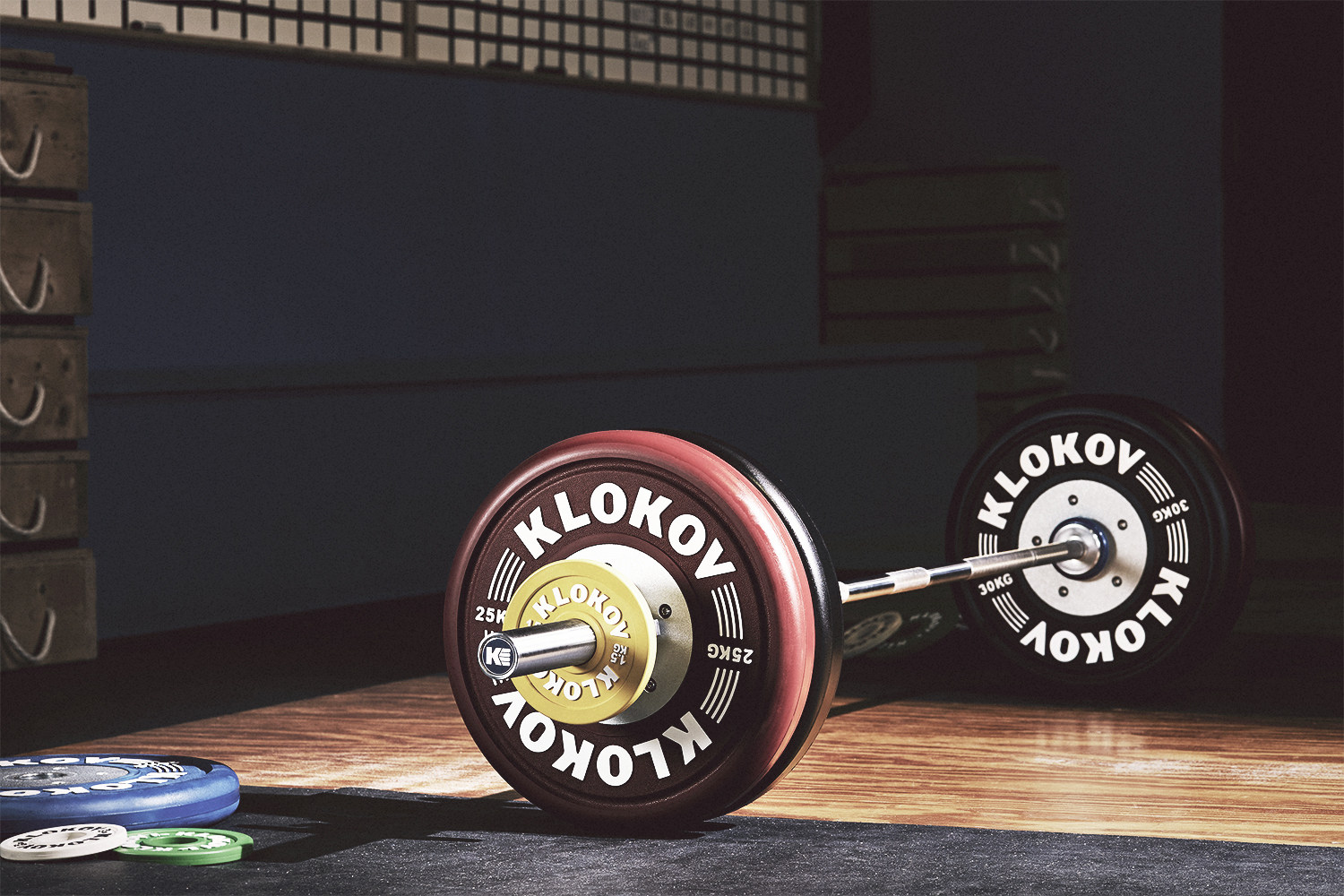 klokov22米2米力量举杆杠铃杆奥2000磅承重轴承杠铃