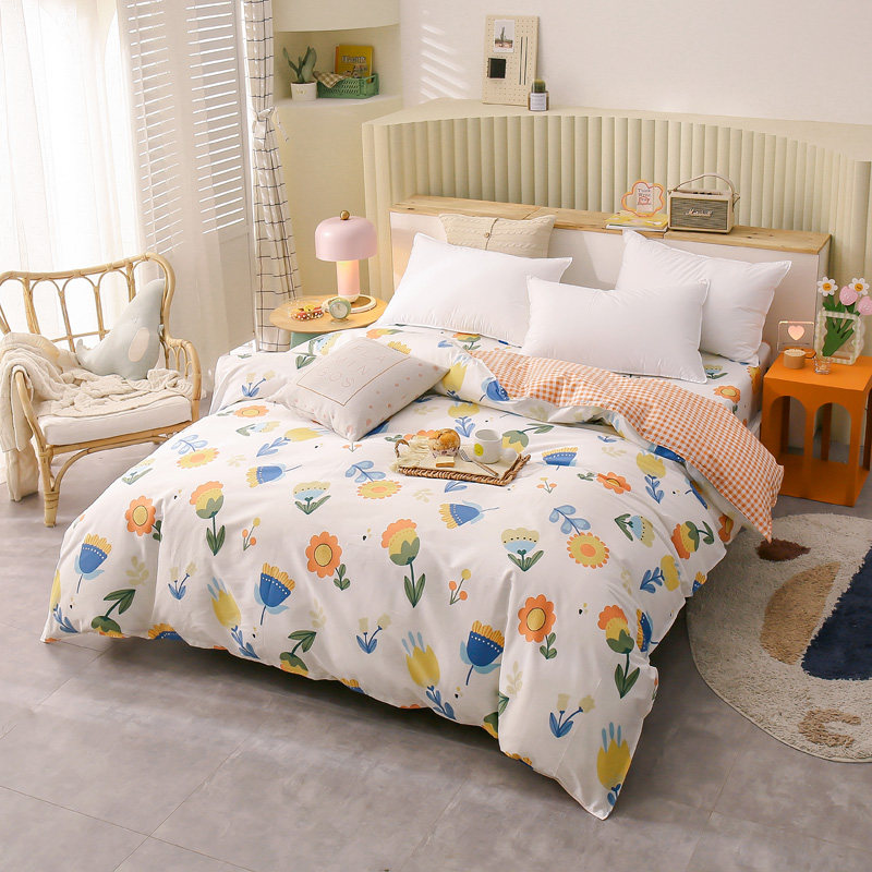 被套单件纯棉单人学生宿舍儿童被子200x230双人被套