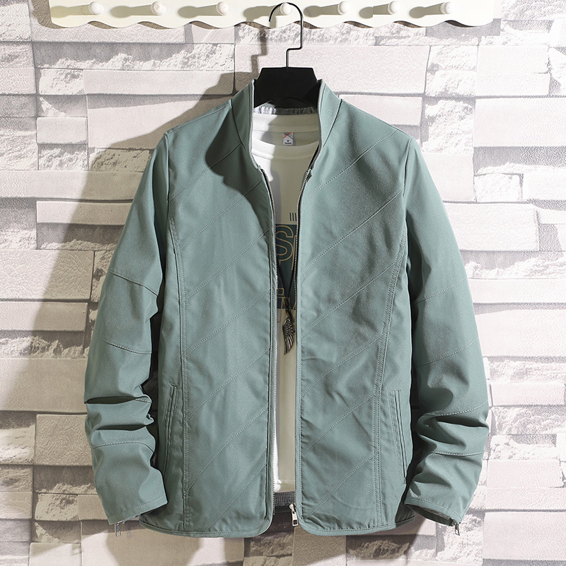 春装外套男春秋季上衣2022新款夹克男装休闲百搭潮流帅气褂子衣服