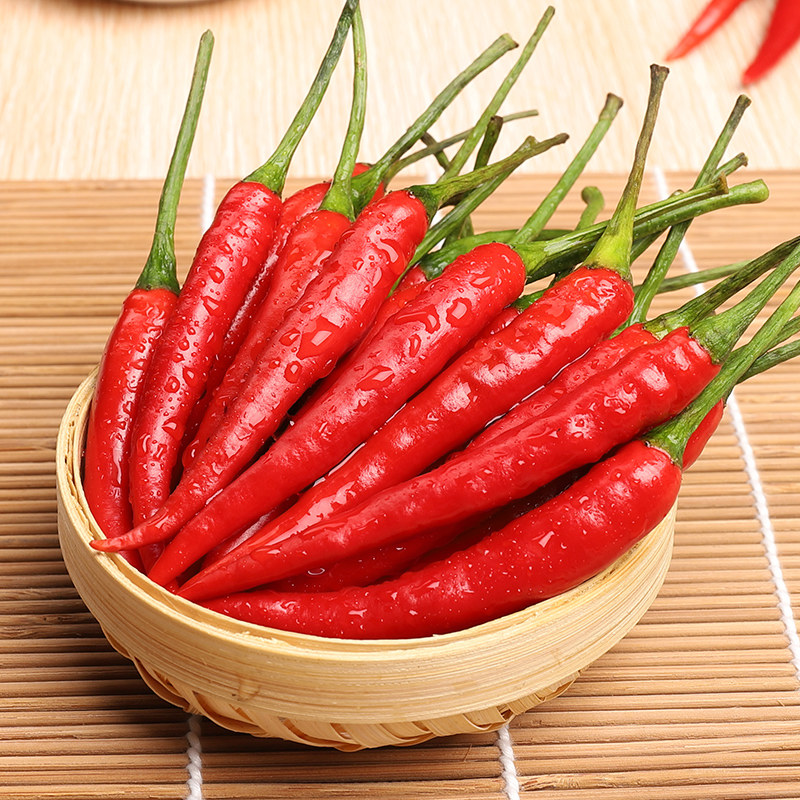 小米米辣椒新鲜小米椒5斤红辣椒剁椒指天椒特辣朝天辣椒