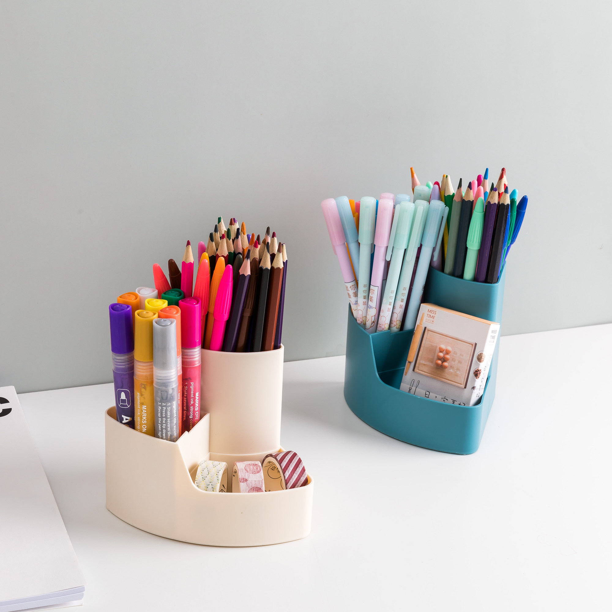 收纳学生办公室ins简约个性北欧整理文具装笔笔筒