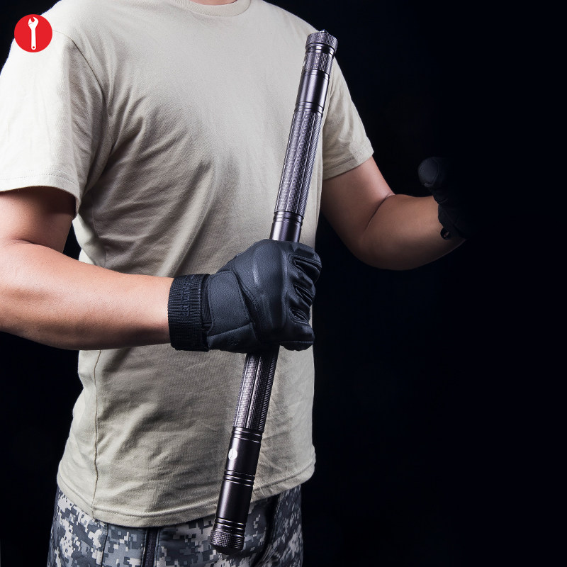 迪拓户外多功能战术棍 防身军工刀具野外生存装备棍中刀长款